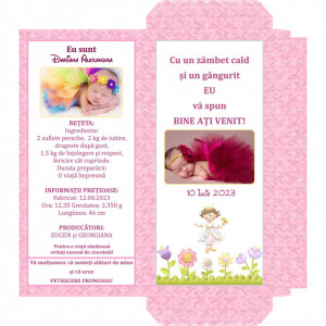 Marturii Botez Cutie de Ciocolata Printesa 2