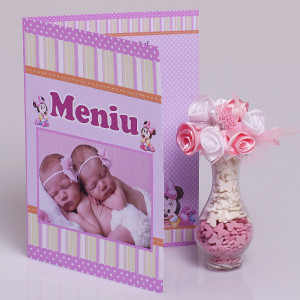 Meniu Botez cu Foto Gemeni Minnie Mouse 1