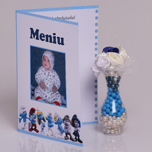 Meniu Botez cu Foto Strumf 1