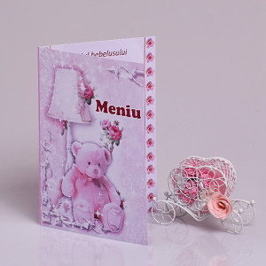 Meniu Botez Simplu Fetite Ursulet