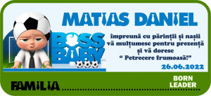Plic Botez Baby Boss 4