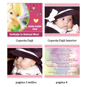 Invitatie Botez Carticica Tinkerbell 2