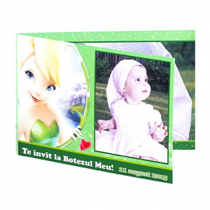 Invitatie Botez Dubla Tinkerbell