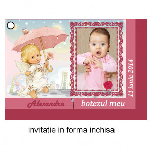 Invitatie Botez Ingeras Disney 8