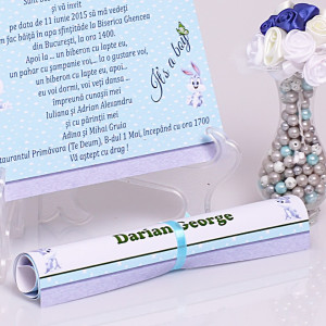 Invitatie Botez Papirus Bugs Bunny