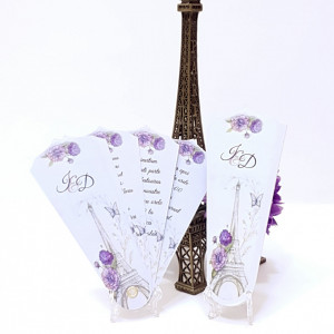 Invitatie Nunta Evantai EV19