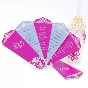 Invitatie Nunta Evantai EV8