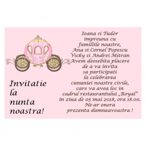 Invitatie Nunta Magnetica MG59