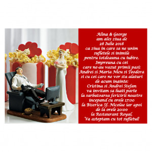 Invitatie Nunta Magnetica MG79