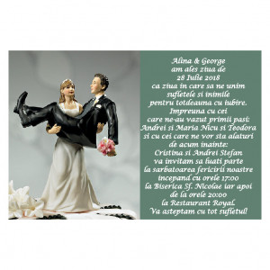 Invitatie Nunta Magnetica MG84