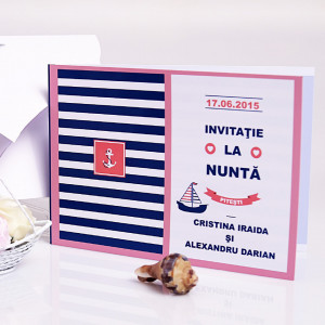 Invitatie Nunta Mare Albastra