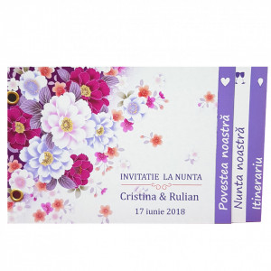Invitatie Nunta Poveste Flower