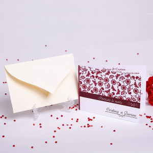 Invitatie Nunta Simfonie Fluturi