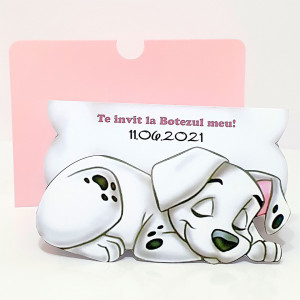 Invitatii Botez Contur Dalmatian F4