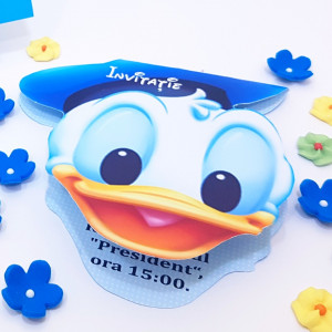 Invitatii Botez Contur Donald 1