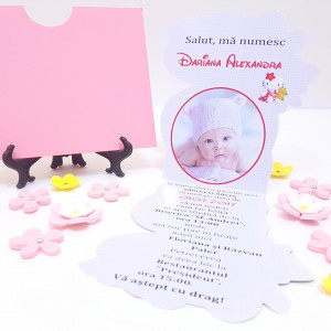 InvitatiI Botez Contur Hello Kitty 2