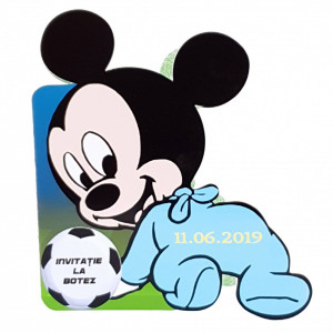 Invitatii Botez Contur Mickey Mouse 16