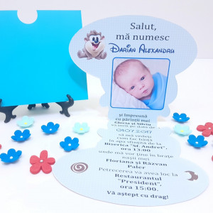 Invitatii Botez Contur Tazz