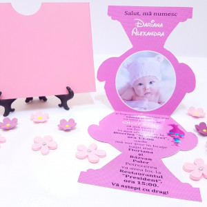 Invitatii Botez Contur Trolls