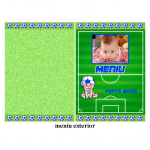 Meniu Botez cu Foto Fotbal 6