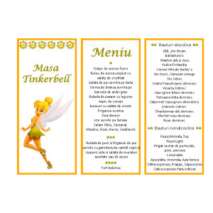 Meniu Botez Simplu Fetite Disney 6