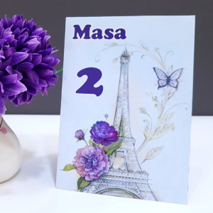 Nr de masa 2 in 1 Nunta-Botez NB7