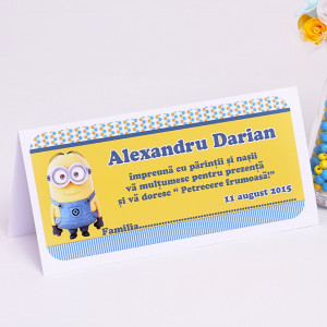 Plic Botez Minions