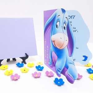 Invitatie Botez Contur Eeyore