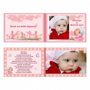 Invitatie Botez Dubla Ingeras 3