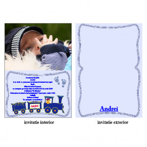 Invitatie Botez Papirus Disney Bebe 28