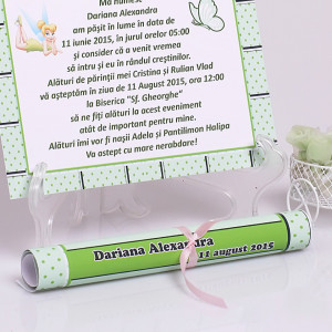 Invitatie Botez Papirus Tinkerbell 3