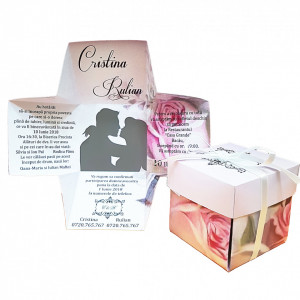 Invitatie Nunta Cutiuta Surpriza