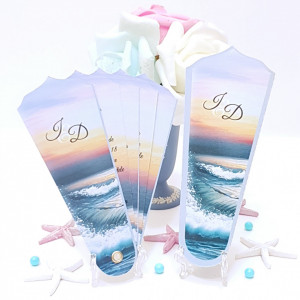 Invitatie Nunta Evantai EV16