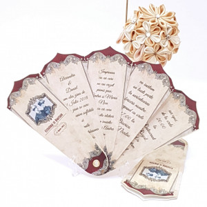 Invitatie Nunta Evantai EV20