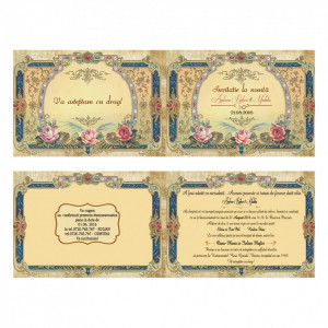 Invitatie Nunta Victorian Wedding