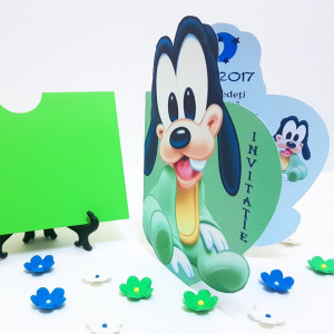 Invitatii Botez Contur Goofy 2