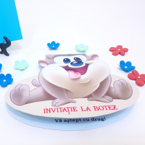 Invitatii Botez Contur Tazz