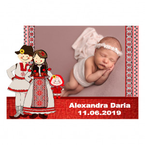 Magnet Contur Romanesc-Traditional 40