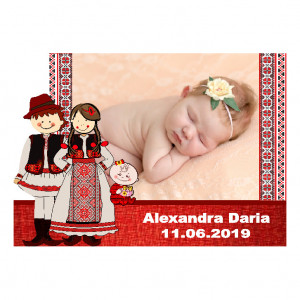 Magnet Contur Romanesc-Traditional 45