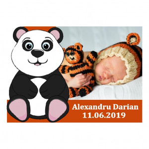 Magnet Contur Ursulet Panda 2
