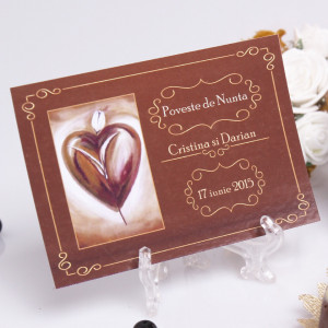 Marturie Nunta Magnet Chocolate