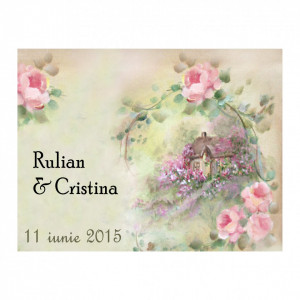 Marturie Nunta Magnet Vintage
