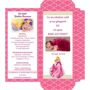 Marturii Botez Cutie de Ciocolata Aurora 1