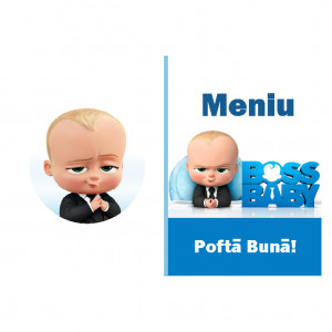 Meniu Botez Simplu Baby Boss 1