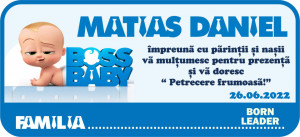 Plic Botez Baby Boss 6