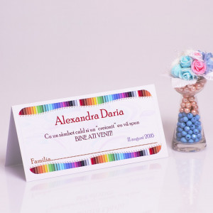 Plic Botez Creioane Colorate