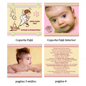 Invitatie Botez Carticica Ingeras 2