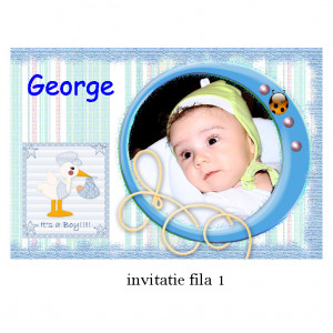 Invitatie Botez Cu Capsa Disney 7