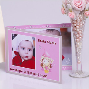 Invitatie Botez Dubla Fairy