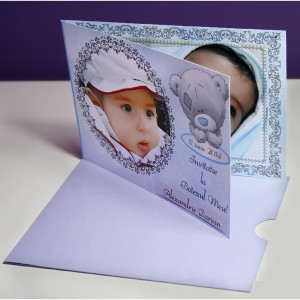 Invitatie Botez Dubla Me to you 2